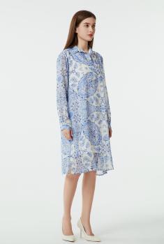 Damen Lang Arm Sommerkleider